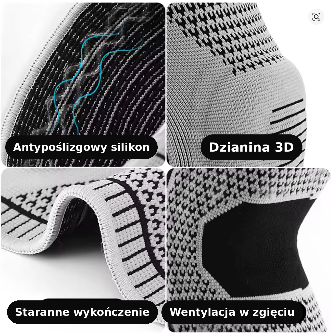 Opaska na kolano Resetiva — stabilizacja i komfort